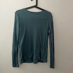 Blue zara knit long sleeve size M